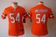 nike women nfl chicago bears #54 urlacher orange jerseys [nike l