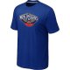 nab new orleans pelicans big & tall primary logo blue T-Shirt