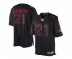 nike nfl san francisco 49ers #21 sanders black [nike impact limi