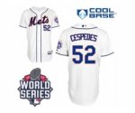 2015 World Series mlb jerseys new york mets #52 cespedes white