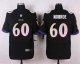 nike baltimore ravens #60 monroe black elite jerseys