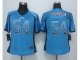 Women Nike Carolina Panthers #54 Thompson blue Drift Fashion Jer