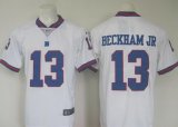 Men NFL New York Giants #13 Odell Beckham Jr Nike Color Rush White jerseys