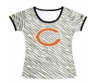nike women chicago bears zebra T-Shirt