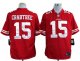 nike nfl san francisco 49ers #15 crabtree red jerseys [game]