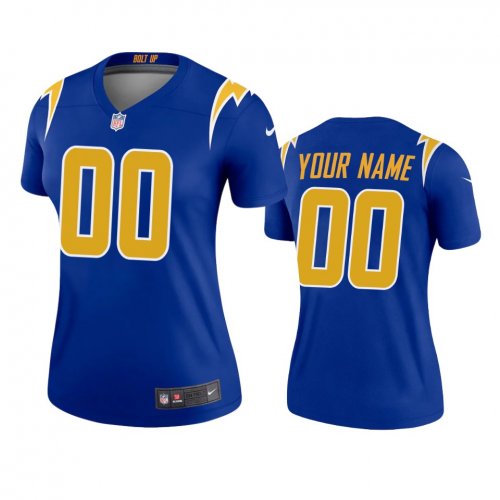 Los Angeles Chargers Custom Royal 2020 Legend Jersey - Women\'s