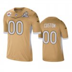Seattle Seahawks Custom Gold 2021 NFC Pro Bowl Game Jersey