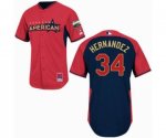 mlb seattle mariners #34 hernandez red-blue [2014 all star jerse