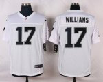 nike oakland raiders #17 williams white elite jerseys