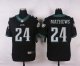 nike philadelphia eagles #24 mathews elite black jerseys