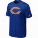 Chicago Bears sideline legend authentic logo dri-fit T-shirt blu