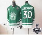 youth nhl new york rangers #30 lundqvist green [2014 stanley cup