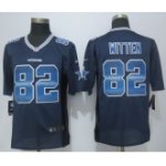 nike nfl dallas cowboys #82 witten navy blue strobe jerseys limited 2015 new