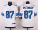 nike detroit lions #87 pettigrew elite white jerseys