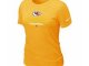 Women Kansas City Chiefs Yellow T-Shirt