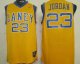 Emsley A. Laney High School #23 Michael Jordan Yellow Jersey