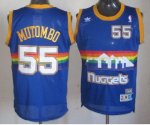 nba denver nuggets #55 mutombo blue jerseys [2013]