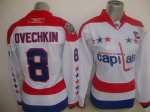 women Hockey Jerseys washington capitals #8 ovechkin white(winte