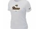 Women St.Louis Rams White T-Shirt