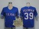 mlb texas rangers #39 feldman blue(cool base)