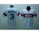 Baseball Jerseys chicago white sox #3 baines m&n white