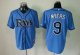 mlb tampa bay rays #9 wil myers blue jerseys