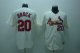 Baseball Jerseys st.louis cardinals #20 brock m&n cream