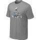 NFL Super Bowl XLVII Logo L.Grey T-Shirt