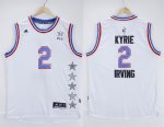 2015 nba all star cleveland cavaliers #2 irving white jerseys