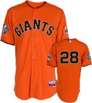 Baseball Jerseys san francisco giants #28 posey orange