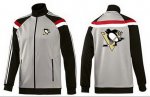 NHL jerseys Pittsburgh Penguins Zip Jackets Grey