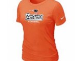 Women New England Patriots Orange T-Shirt