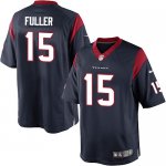 Men's Nike Houston Texans #15 Will Fuller Limited Navy Blue Team Color NFL Jersey