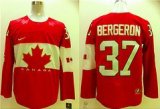 nhl team Canada #37 bergeron red jerseys [2014 Olympic]