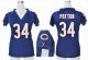 nike women nfl chicago bears #34 payton blue jerseys [draft him