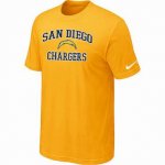 San Diego Chargers T-shirts yellow