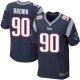Nike New England Patriots #90 Malcom Brown Navy Blue elite Jerseys