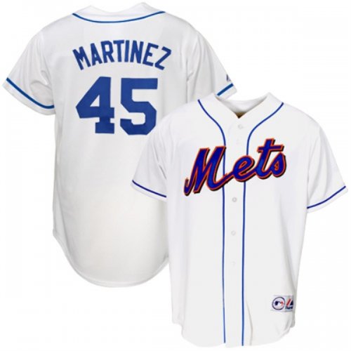 Baseball Jerseys new york mets #45 martinez white