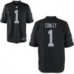 Men's NFL Oakland Raiders #1 Gareon Conley Nike Black 2017 Draft Pick Elite Jersey
