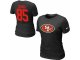 Women Nike San Francisco 49ers #85 Vernon Davis Name & Number T-