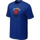 nba miami heat big & tall primary logo Blue T-Shirt