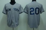 Baseball Jerseys new york yankees #20 posada grey(2009 logo)
