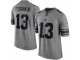 Nike New York Giants #13 Odell Beckham Jr Gray Gridiron Gray Lim