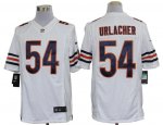 nike nfl chicago bears #54 urlacher white jerseys [nike limited]