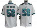 nike nfl miami dolphins #58 dansby white cheap jerseys [game]