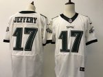 Men's Philadelphia Eagles #17 Alshon Jeffery White Elite Nike NFL Jerseys
