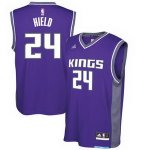 Men's Sacramento Kings #24 Buddy Hield Purple Road Basketball Jerseys