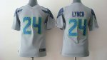nike youth nfl seattle seahawks #24 lynch grey jerseys