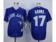 MLB Toronto Blue Jays #17 Ryan Goins Blue Cool Base jerseys