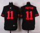 nike san francisco 49ers #11 patton black elite jerseys [oranger
